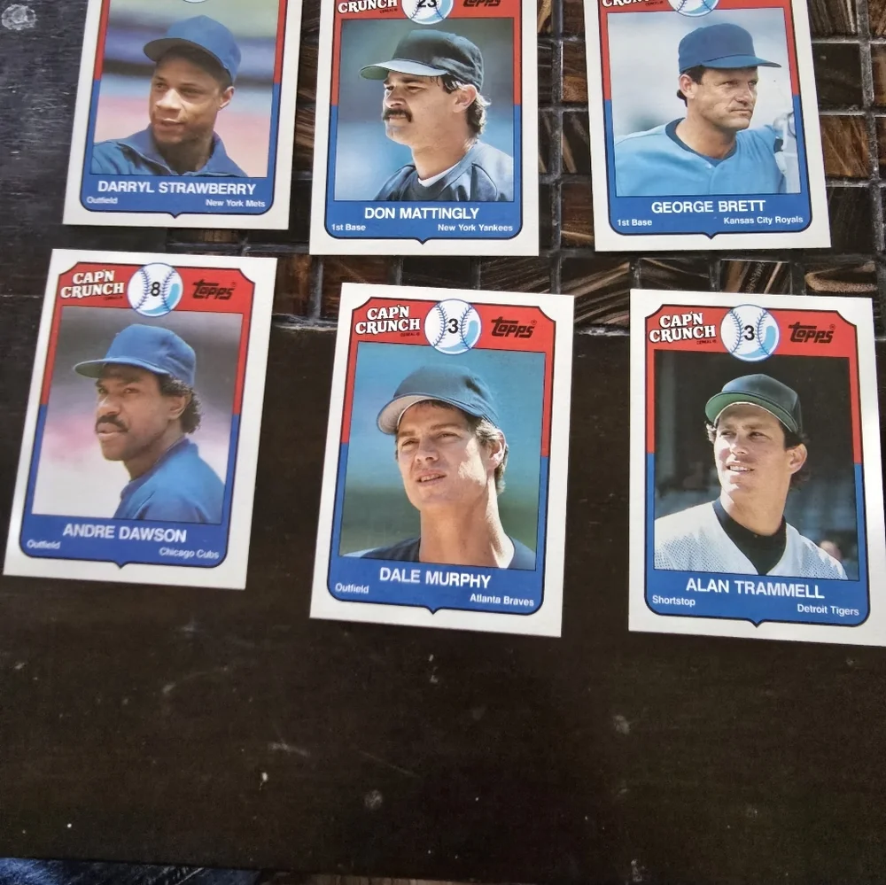 Topps 1989 Cap'N Crunch Full Set of 1-22 Baseball Cards - Picture 2 of 8